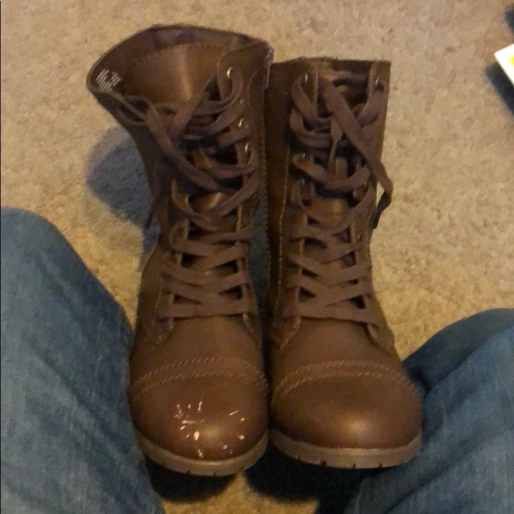 Brown boots